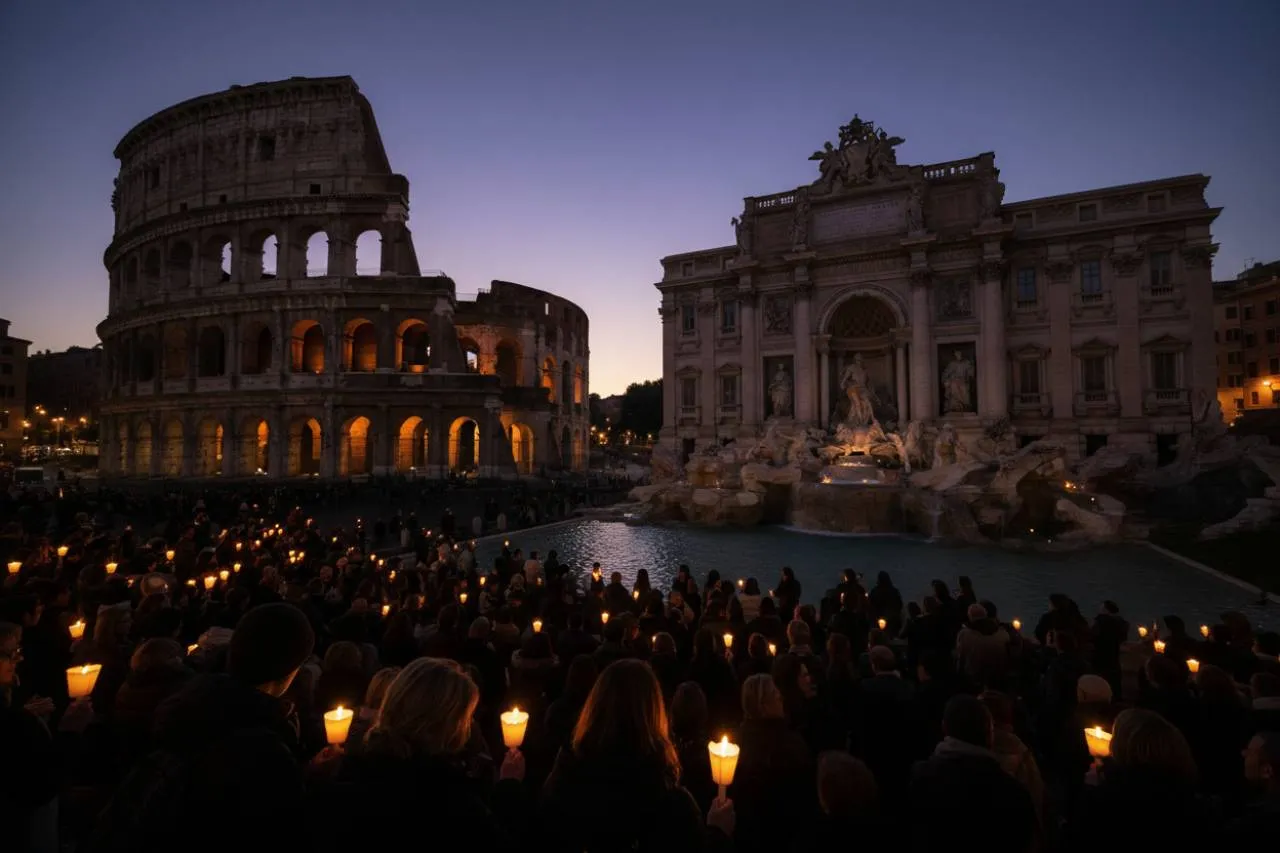 L'Italia si unisce all'appello: monumenti al buio