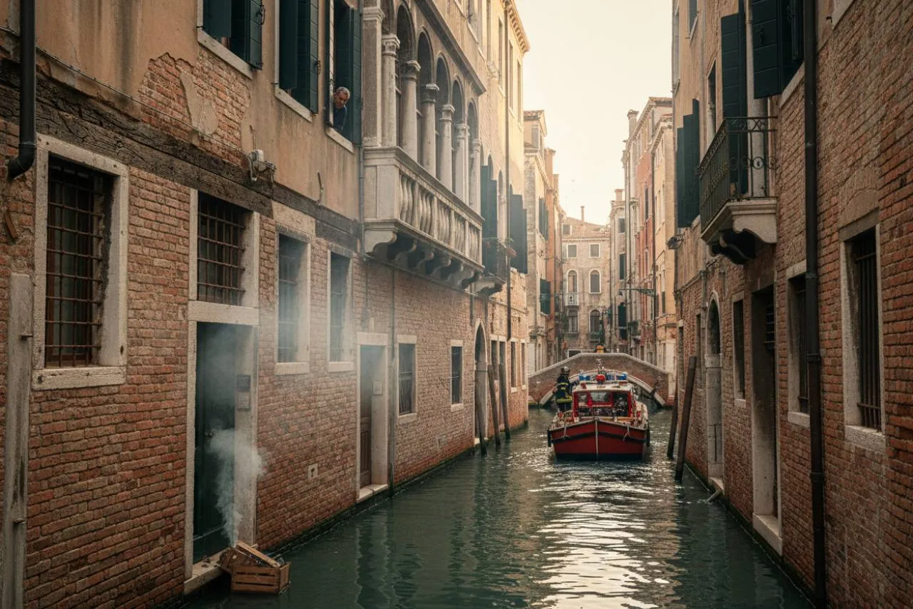 Venezia e il rischio costante degli incendi
