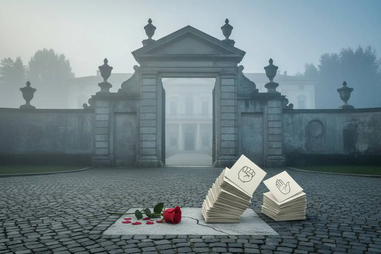 Arcore, il cuore simbolico di una sconfitta inaspettata