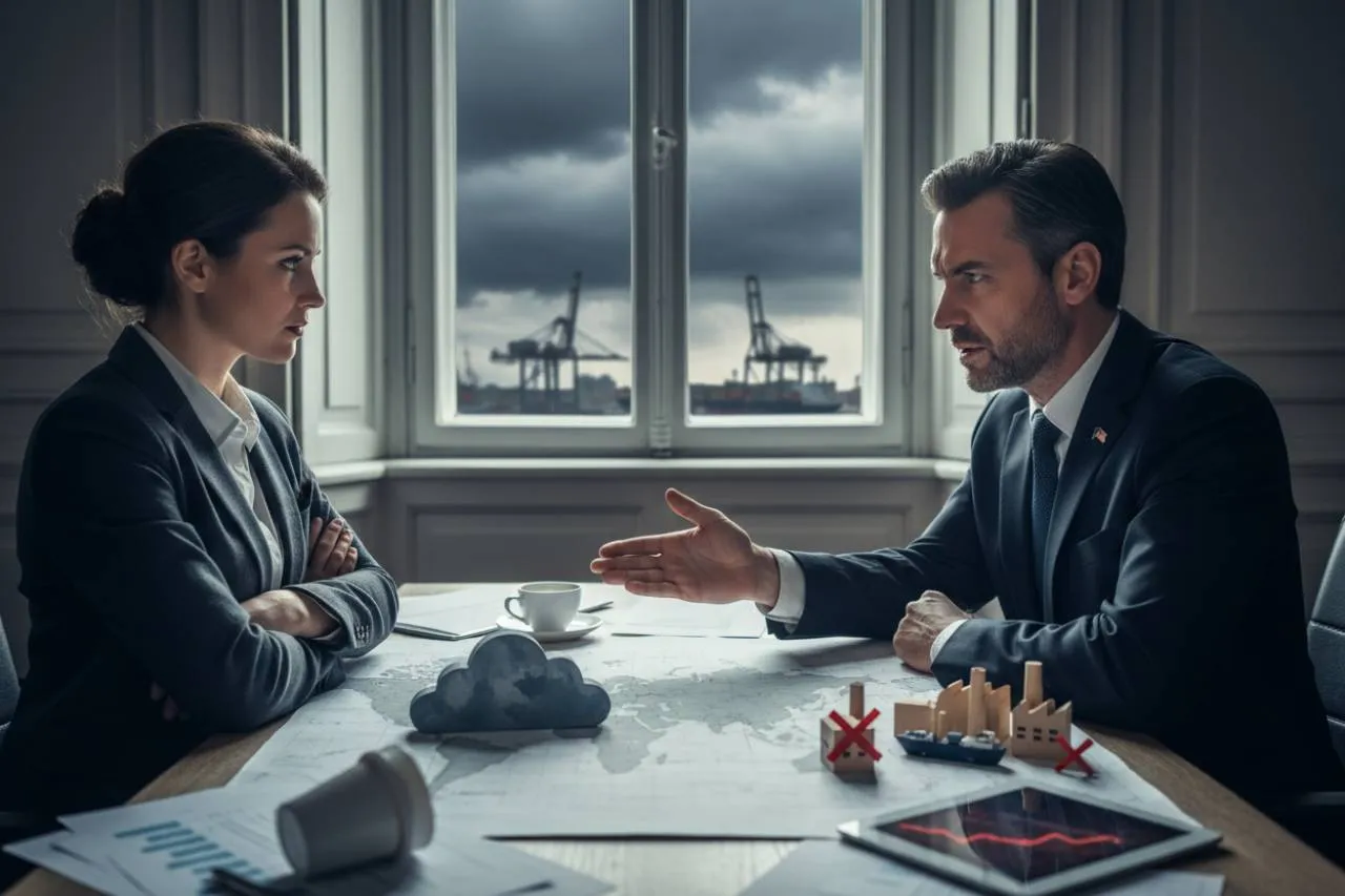 Reazioni internazionali e l'ombra della crisi