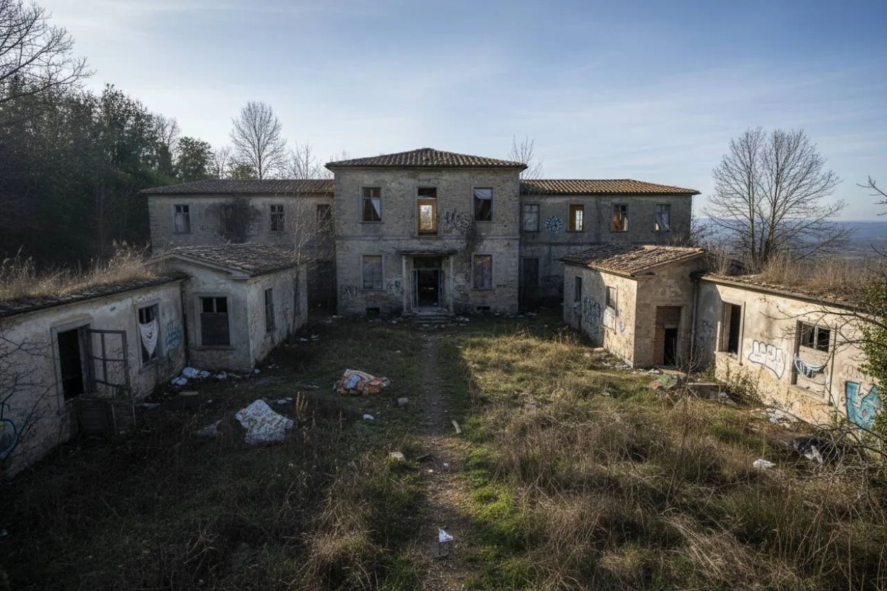 L'ombra dell'ex sanatorio Luzzi