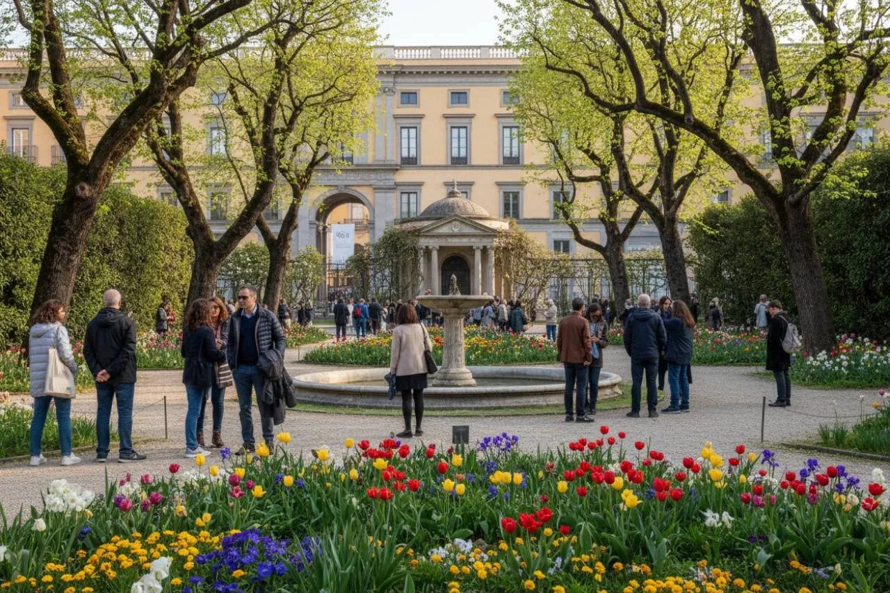 La Campania si risveglia: il Giardino Romantico di Palazzo Reale