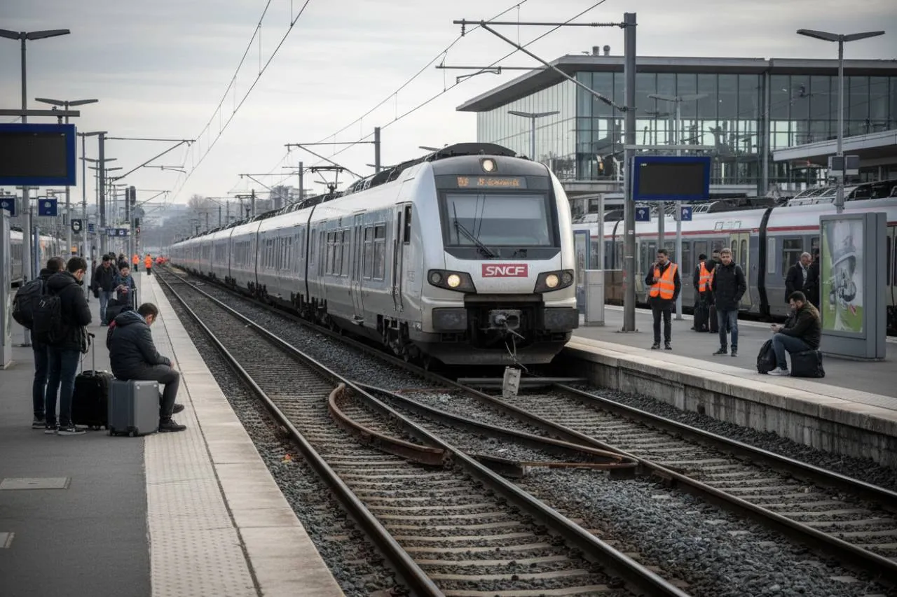 Un impatto che interrompe la rete ferroviaria