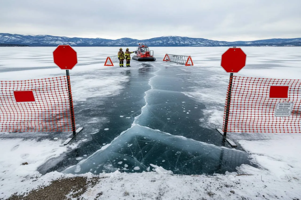 L'appello urgente: non entrate sul lago e rispettate i segnali
