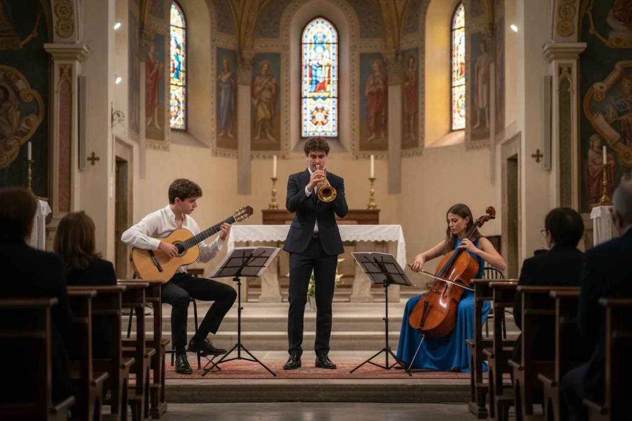 Tre talenti musicali sul palco