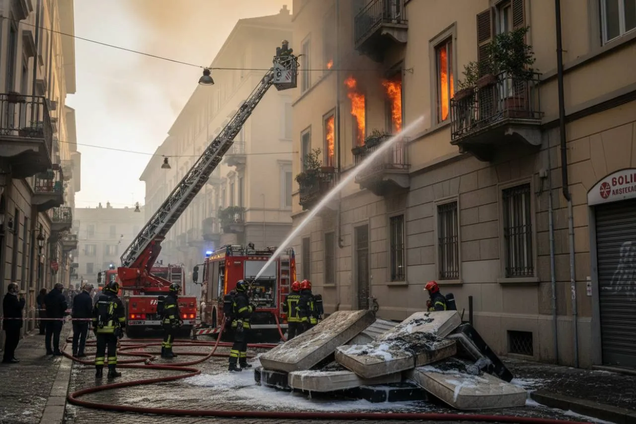 L'intervento esemplare dei vigili del fuoco e la gestione dell'emergenza