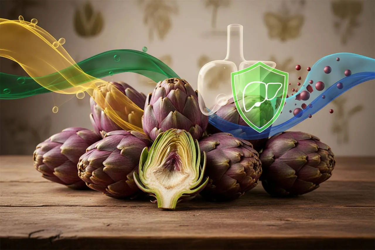 Cinarina e antiossidanti: scudo per fegato e colesterolo