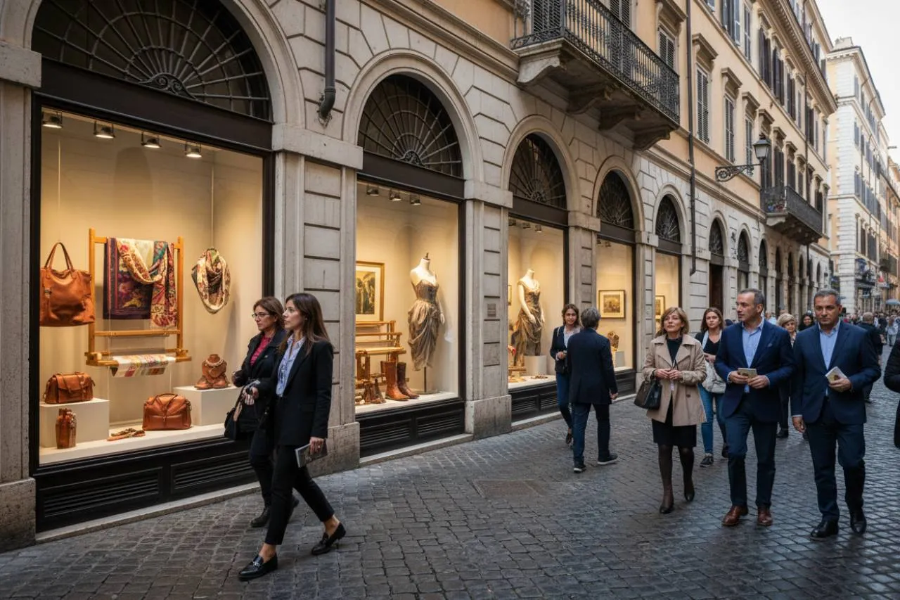 Artigianato e moda: le vetrine di Via Margutta