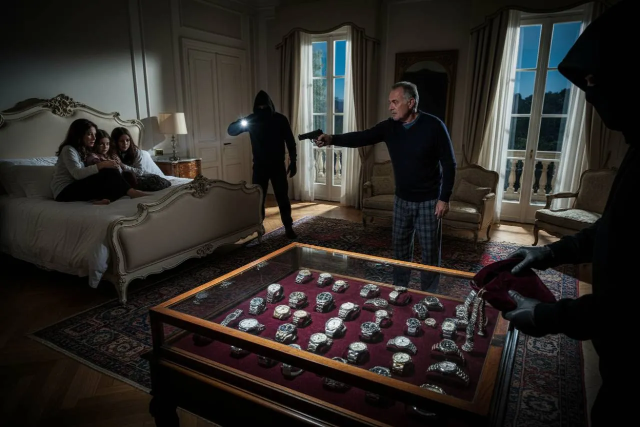 Sequestro e bottino: la notte di terrore