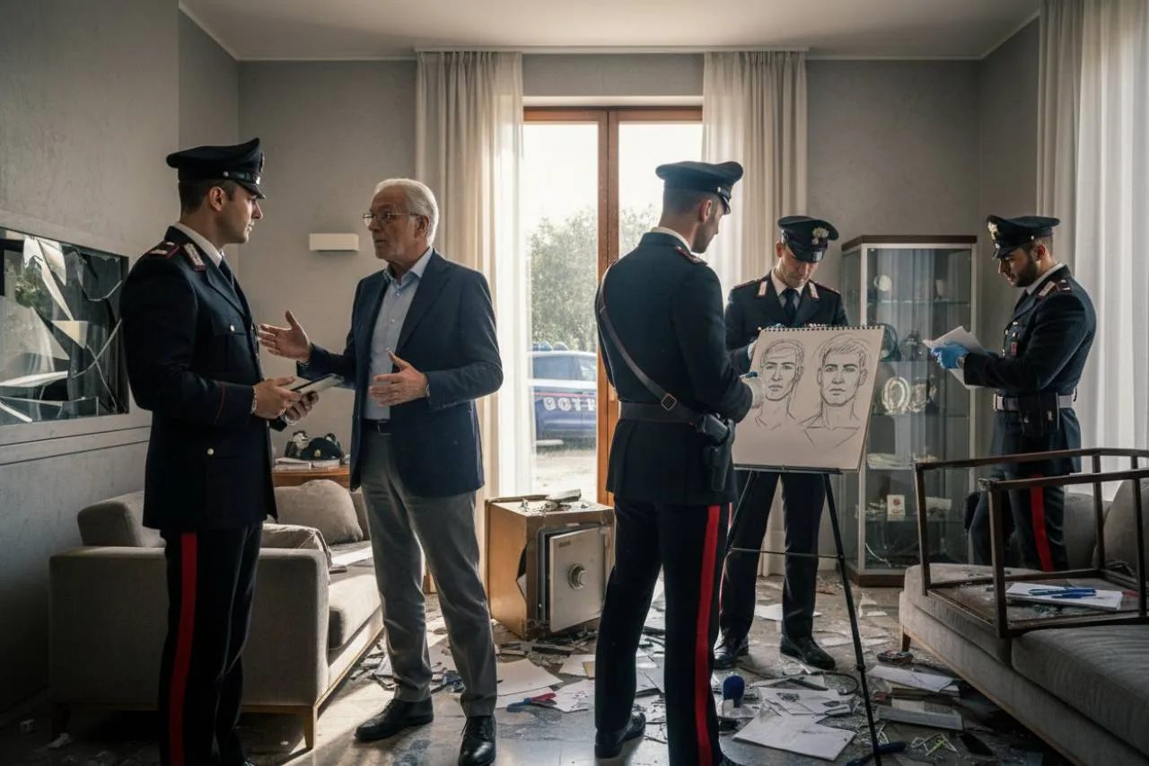 Indagini e identikit dei rapinatori