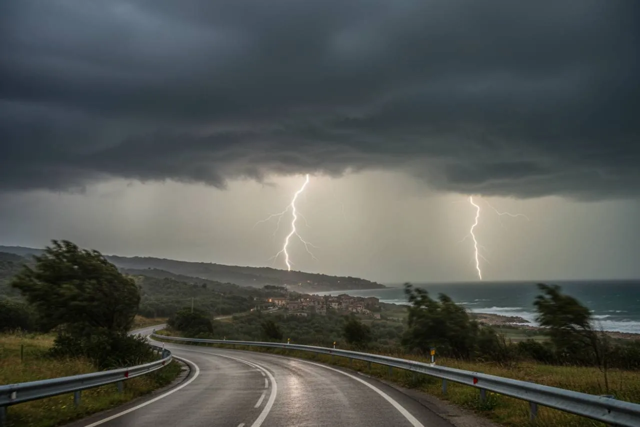 Allerta gialla in Molise e rovesci intensi: le zone colpite