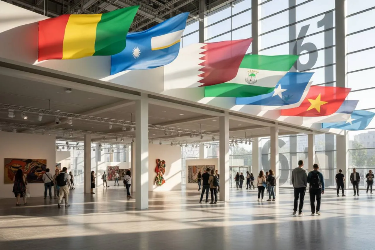 L'onda dei nuovi arrivi: sette nazioni e un padiglione indipendente