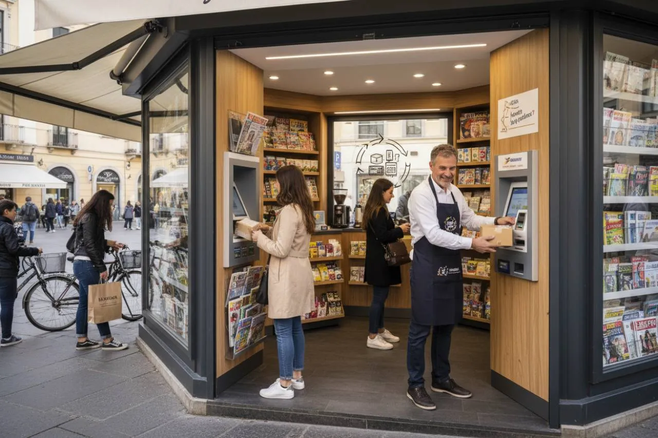 Non solo giornali: edicole come hub multiservizi