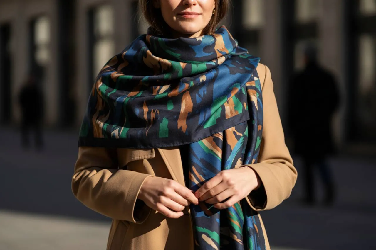 Perché il foulard oversize definisce lo stile contemporaneo