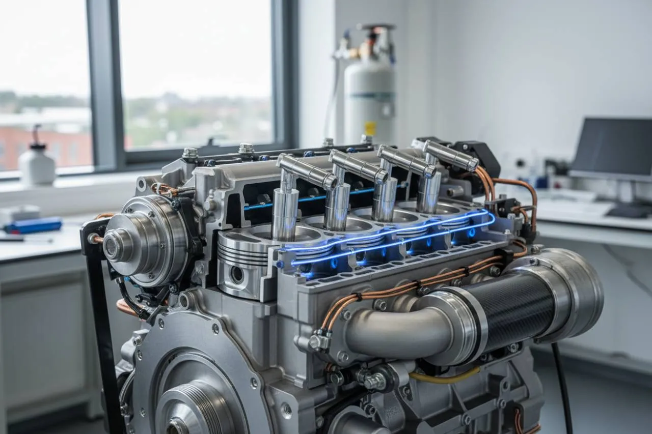 Come funziona il motore a iniezione d'idrogeno