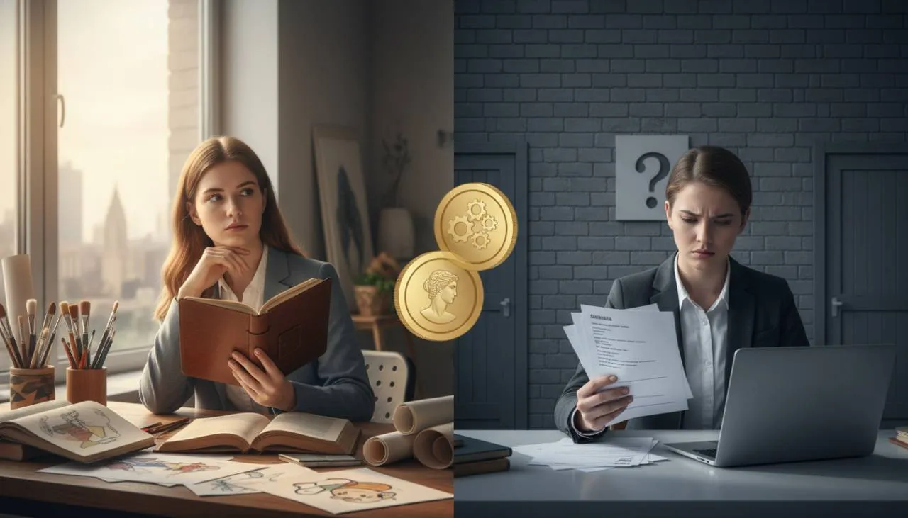 Il rovescio della medaglia: percorsi umanistici e artistici